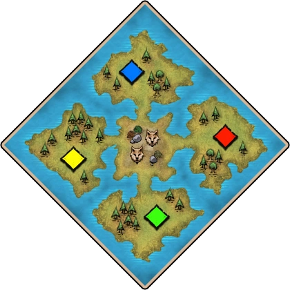 Dingos Age of Empires II map artwork
