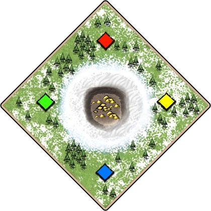 Eruption Age of Empires II map artwork
