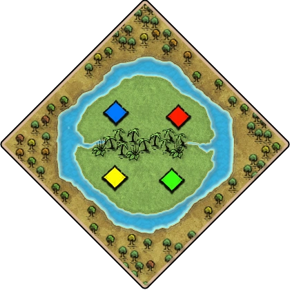 Hamburger Age of Empires II map artwork