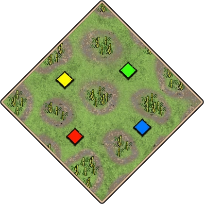 Land Madness Age of Empires II map artwork