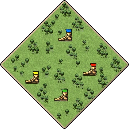 Land Nomad Age of Empires II map artwork