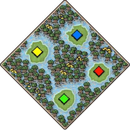 Mangrove Jungle Age of Empires II map artwork