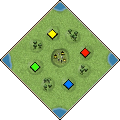 Meadow Age of Empires II map artwork