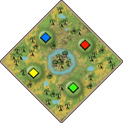 Morass Age of Empires II map artwork