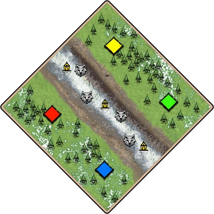 Mountain Range Age of Empires II map artwork