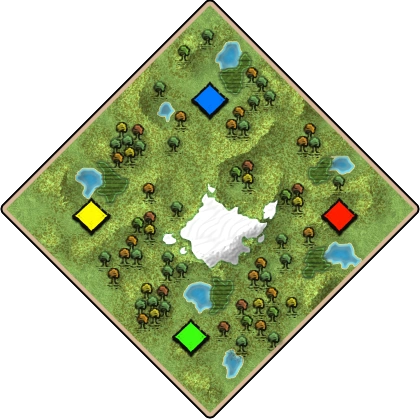 Mountain Ridge Age of Empires II map artwork