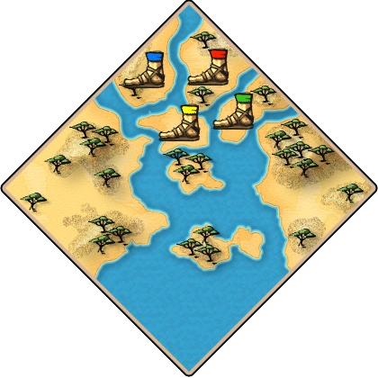 Nile Delta Age of Empires II map artwork