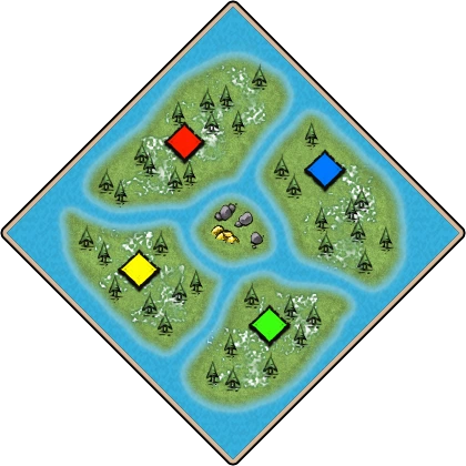 Northern Isles Age of Empires II map artwork