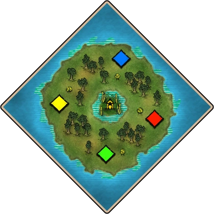 Paradise Island Age of Empires II map artwork