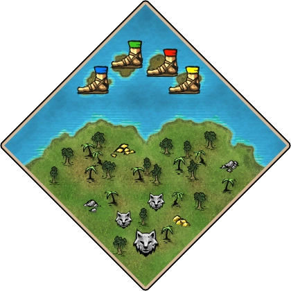 Pilgrims Age of Empires II map artwork