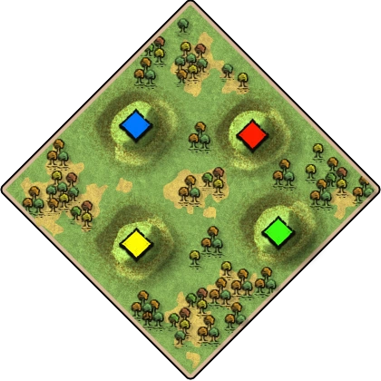 Ravines Age of Empires II map artwork