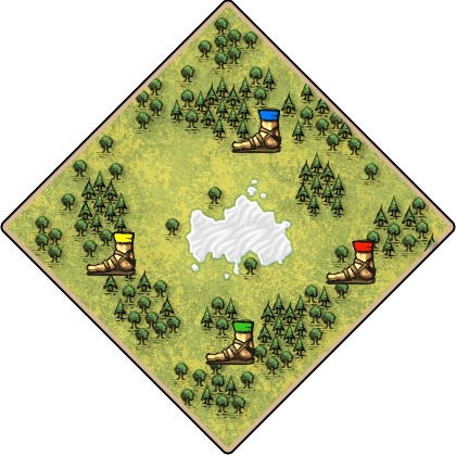 Steppe Age of Empires II map artwork
