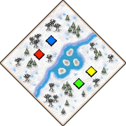 Team Glaciers Age of Empires II map artwork