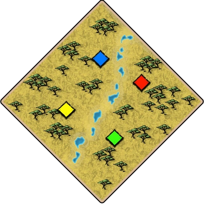 Valley Age of Empires II map artwork