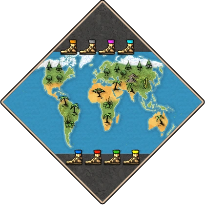 Earth Age of Empires II map artwork