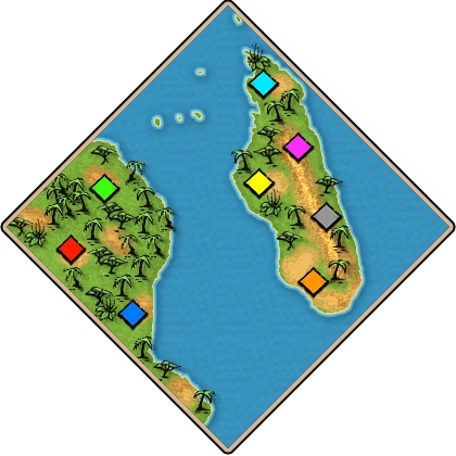 Madagascar Age of Empires II map artwork