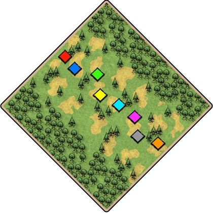 Front Line Age of Empires II map artwork
