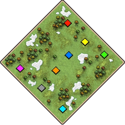 Open Plains Age of Empires II map artwork