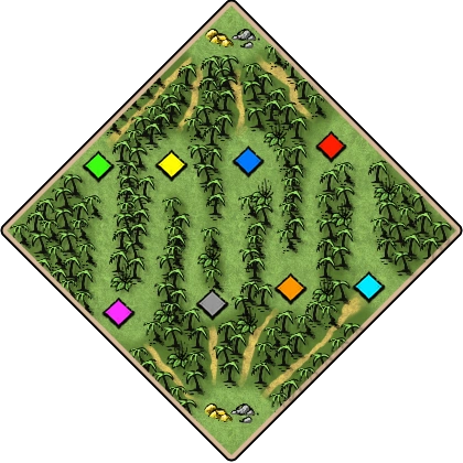 Snake Forest Age of Empires II map artwork
