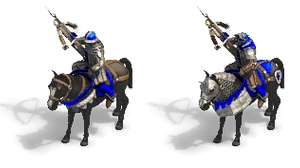 Mounted Crossbowman unit line
