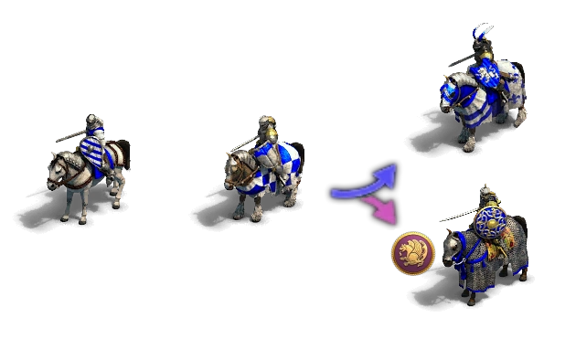 Knight line Age of Empires II artwork