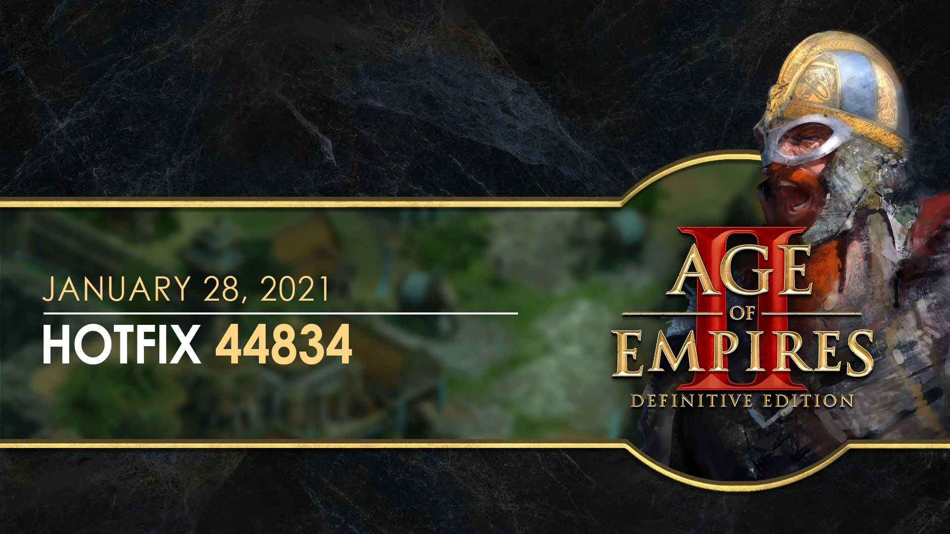 Hotfix 44834 Age of Empires II update artwork