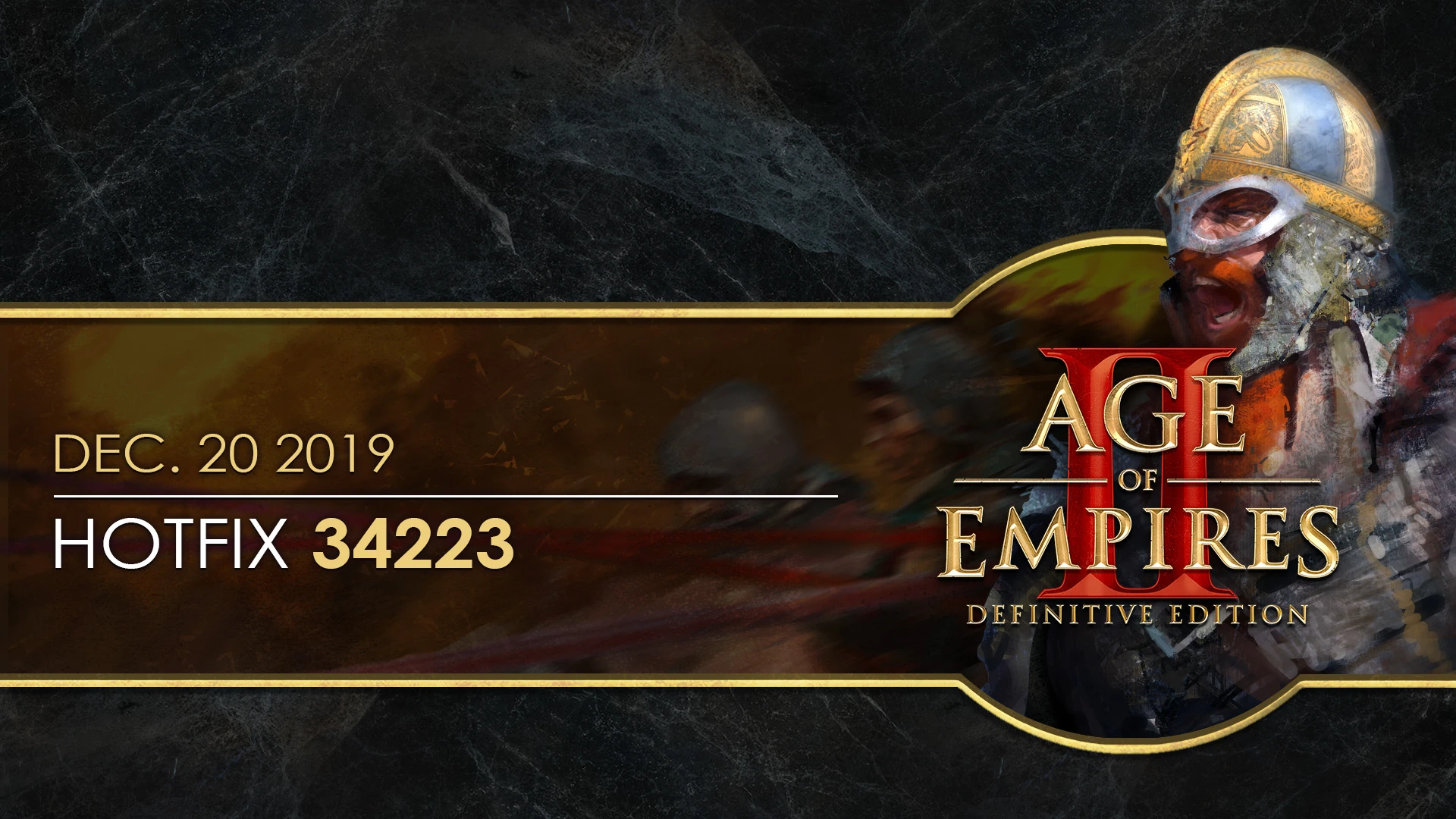 Hotfix 34223 Age of Empires II update artwork