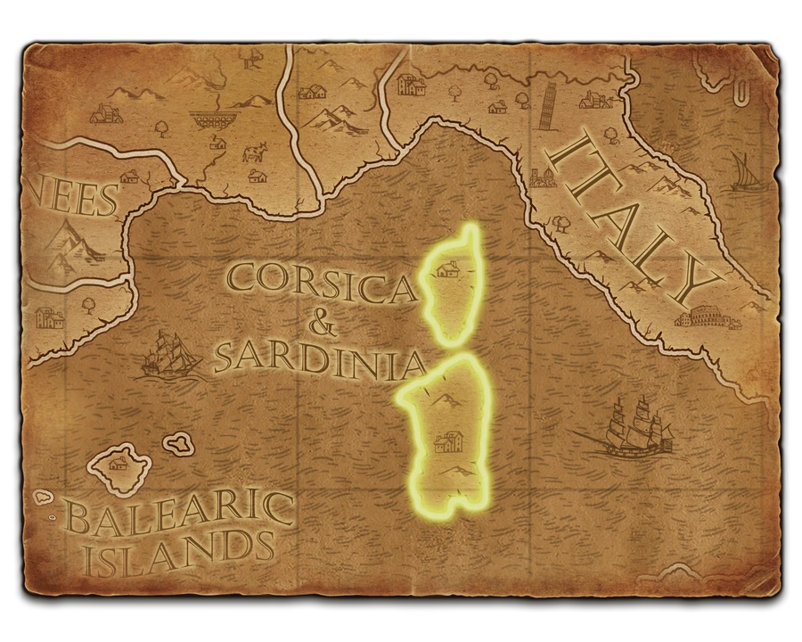 Corsica and Sardinia
