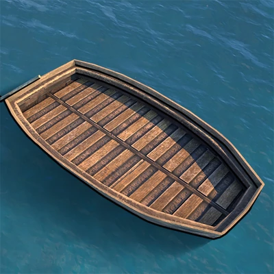 Flat-bottomed Boat