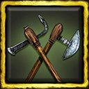 Hardened Iron Axes