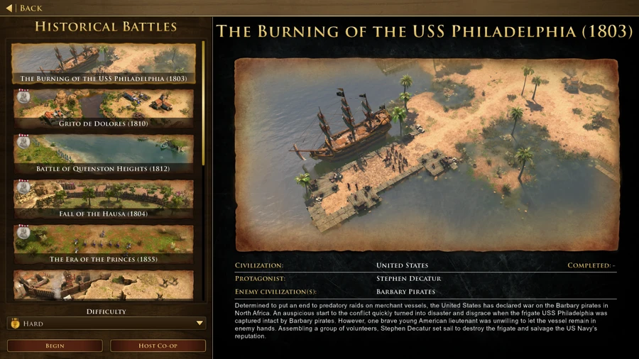 Campaigns & scenarios preview