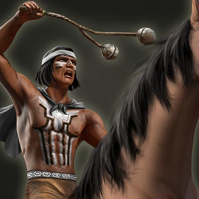 Mapuche Bolas Rider