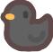 Black Rubber Duck