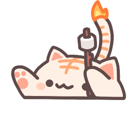Bonfire Cat