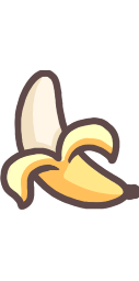 Food Peeled Banana Emoji