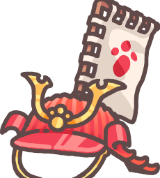Red War Samurai Helmet