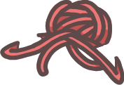 Red Yarn Bun