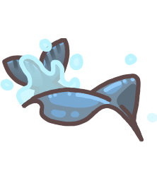 Splashing Shark