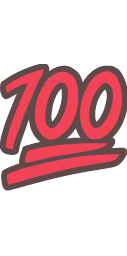 Symbol Hundred Points Emoji