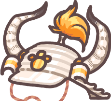 White Horned Samurai Helmet