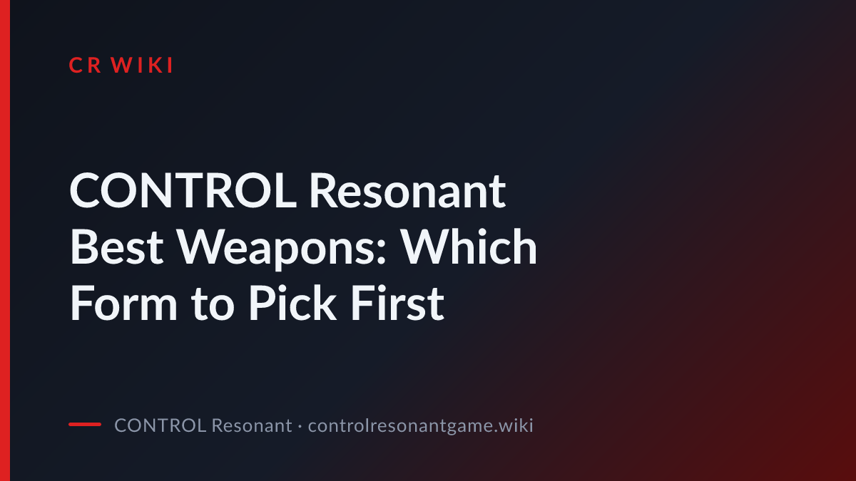 Best Weapons: Which Aberrant Form to Pick First