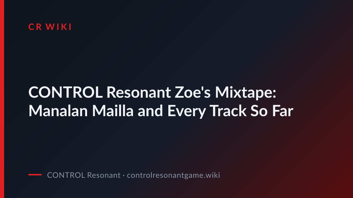 Zoe's Mixtape: Every Track